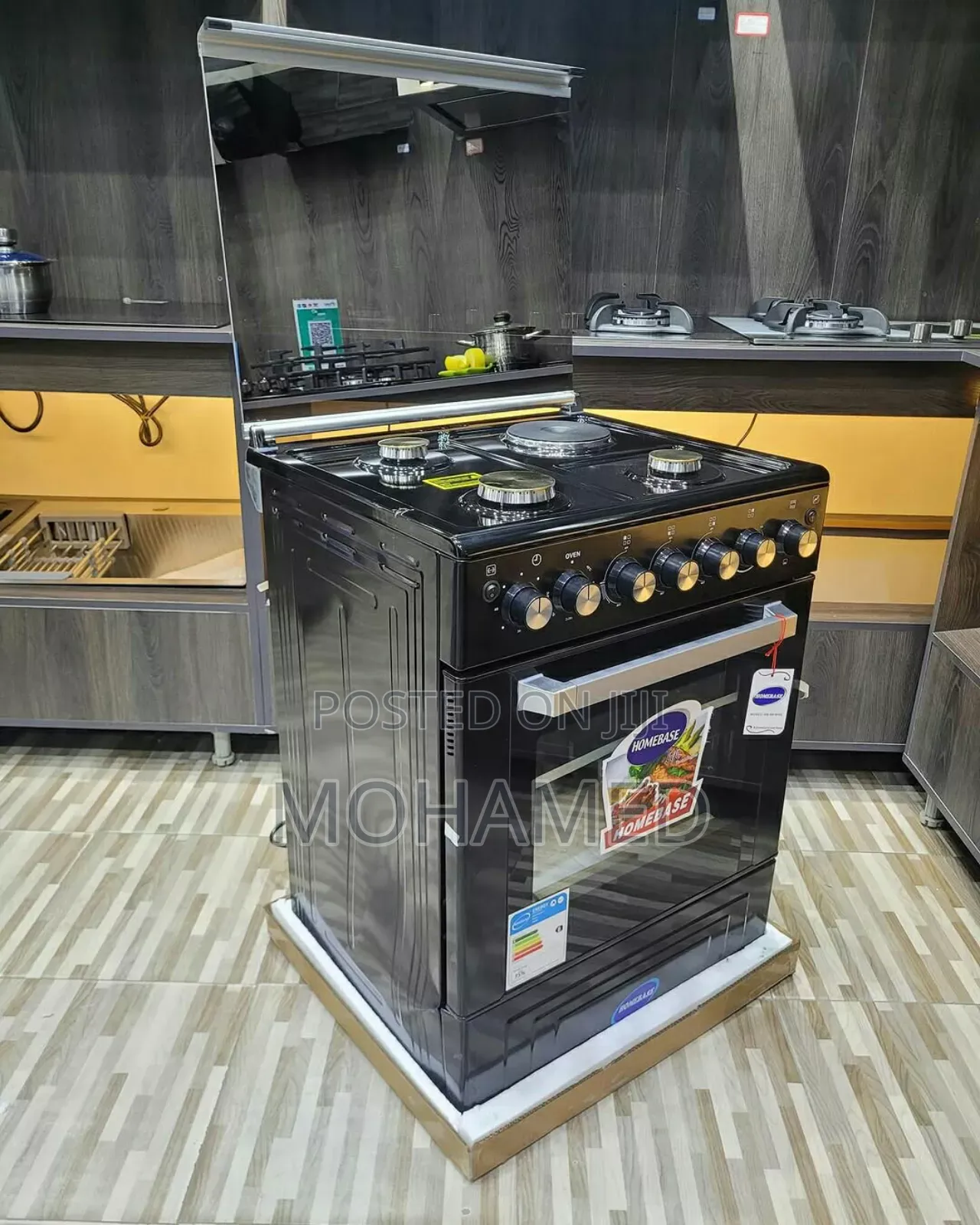 Homebase Freestanding Oven Cooker 60*60