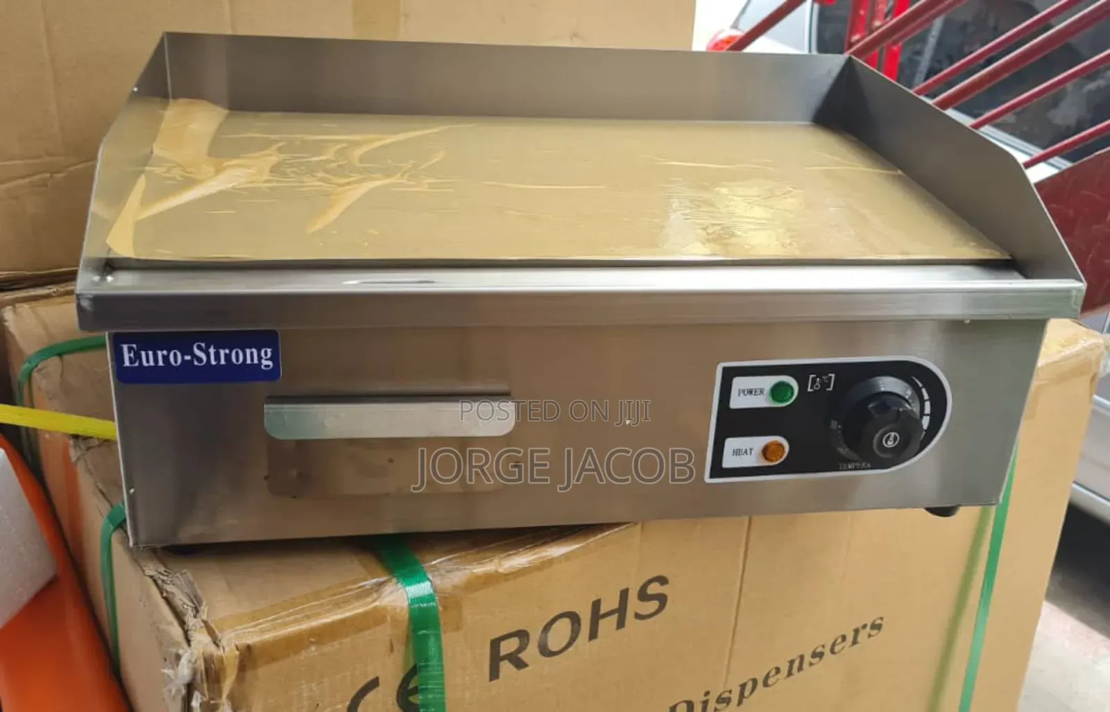 Euro-Strong" Electric Griddle, a Commercial Countertop 53cm