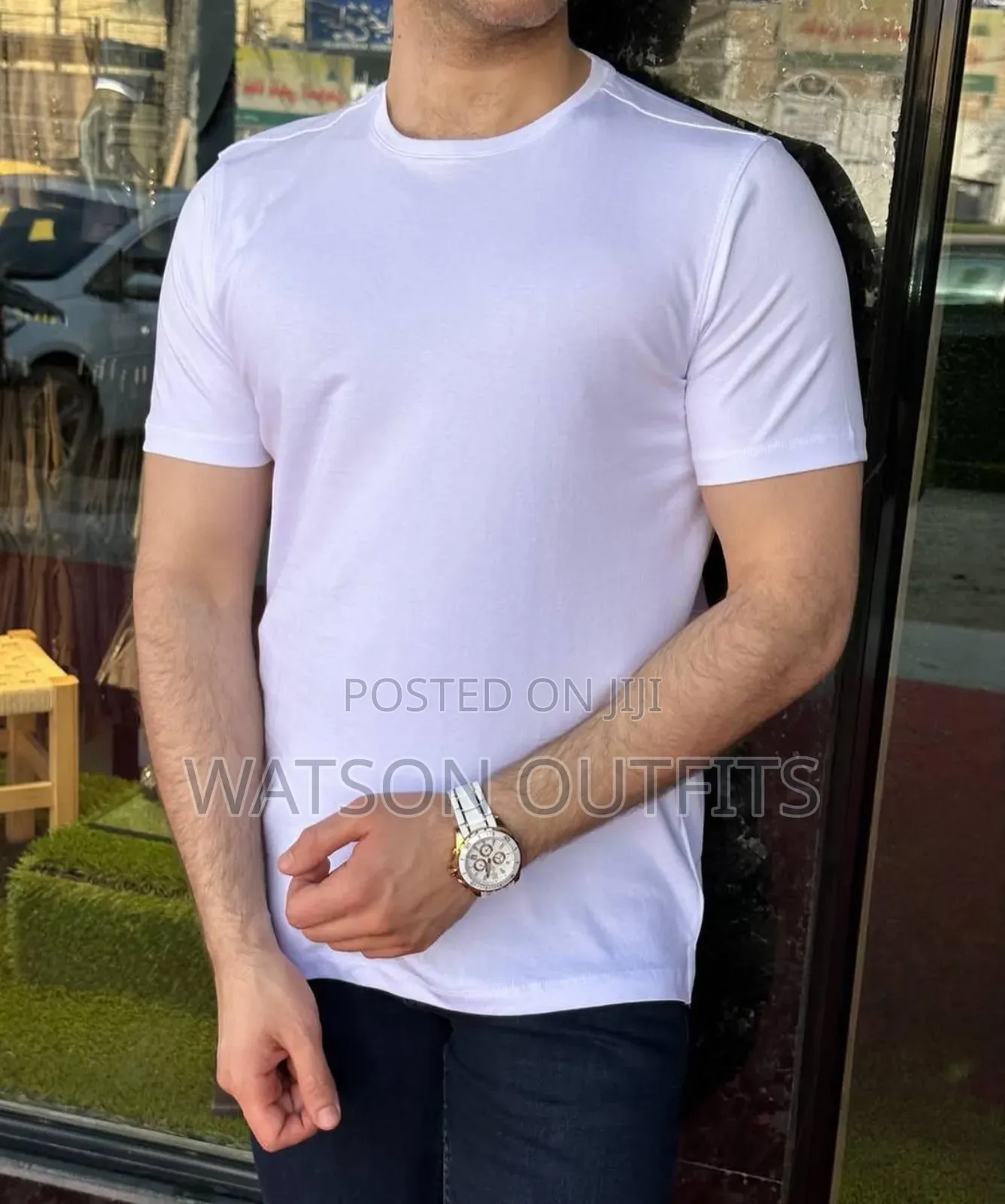 Plain Tshirts Classic Za Round Collar