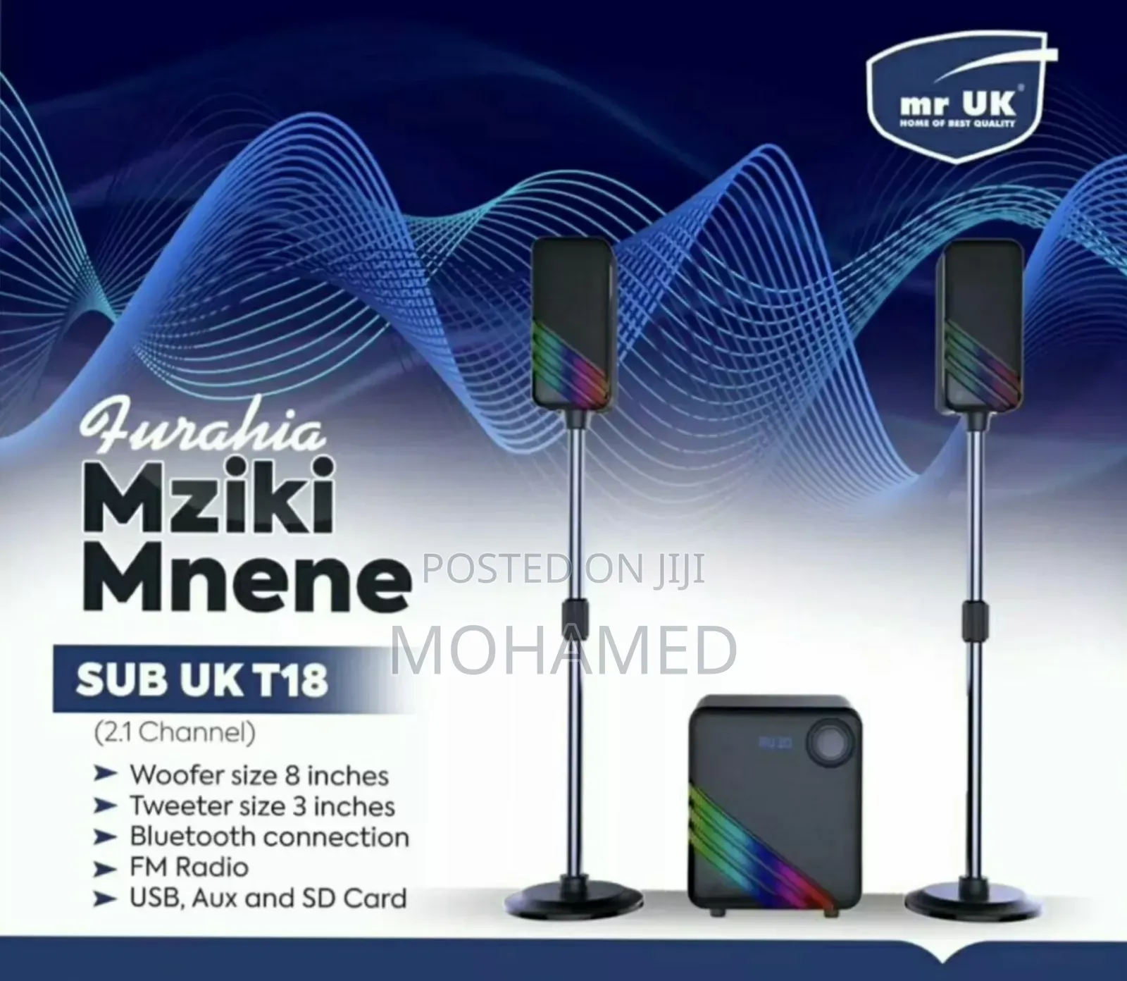 Mr Uk Subwoofer Mziki Mnene