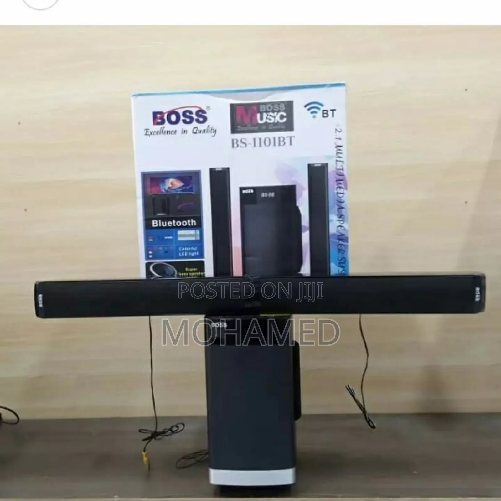 Boss Subwoofer Yenye Spika Mbili