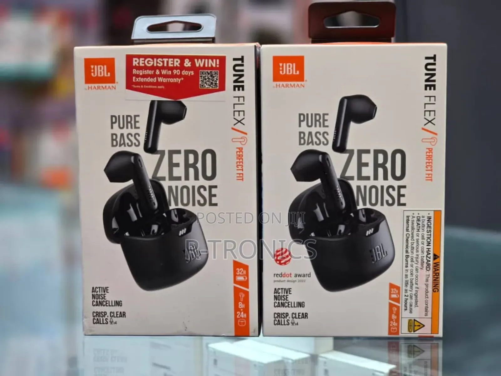 JBL Tune Flex - True Wireless Noise Cancelling Earbuds