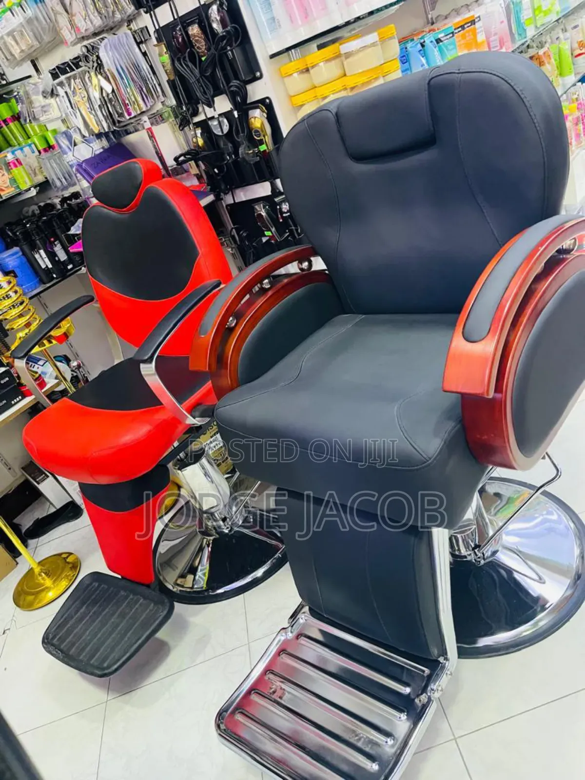 Barbershop Chair in Barbershops for Hair Cutting, Styling,