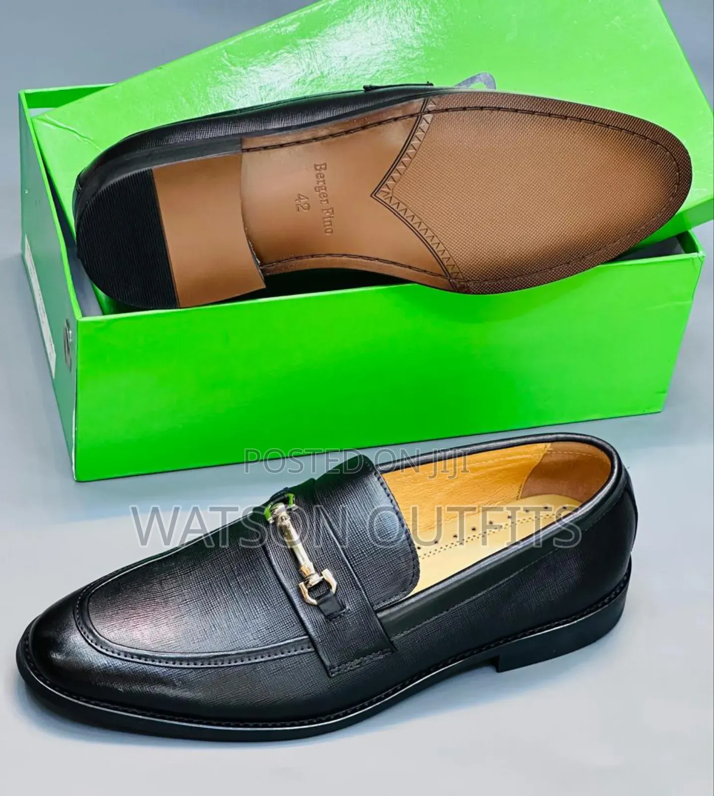 Men's Leather Shoes Official Za Berger Fino