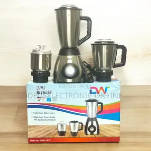 *Digiwave 3in1 Blender Steel Body With 3jar