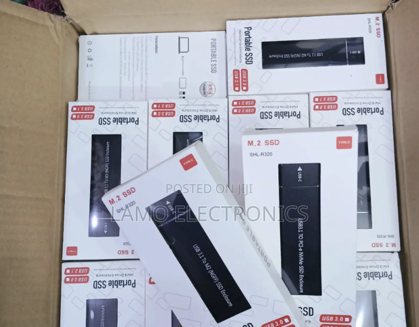 Portable SSD 3.1 to M.2 (Ngff) SSD Enclosure