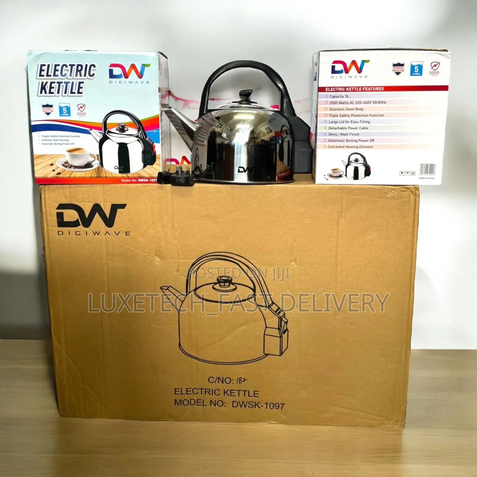 Digiwave Electric Kettle 5 Liters