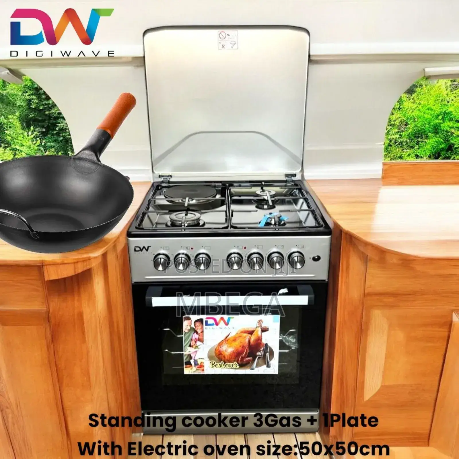 Standing Cooker 3gas 50×50cm