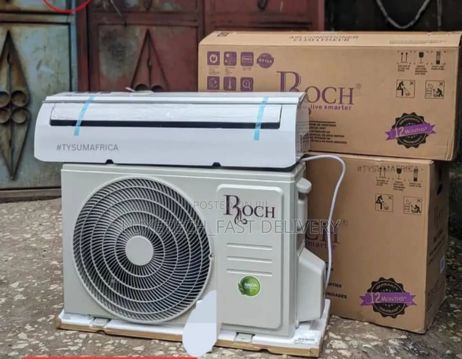 Roch Non-invertor Air Condition Btu 9000