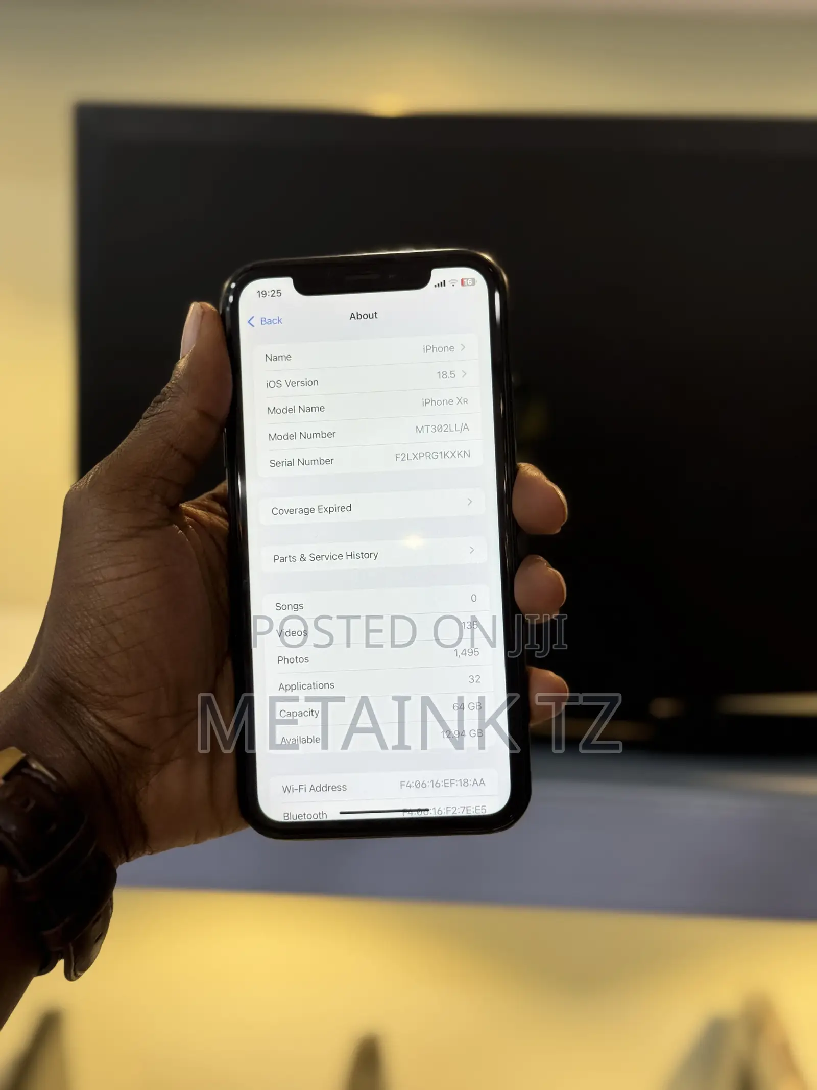 Apple iPhone XR 64 GB Black