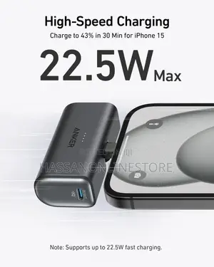 Anker Nano Power Bank (22.5w, Built-in Usb-C Connector)