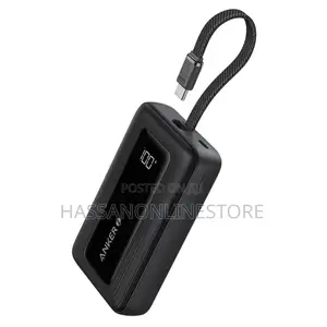 Anker Zolo Power Bank(10,000 Mah, Built-in Usb-C Cable)