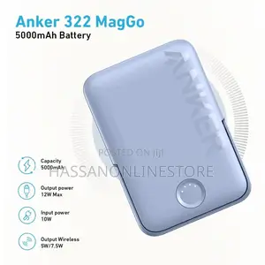 Anker Power Bank 322 Maggo 5000mah Magsafe