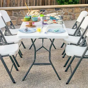 Full Set Folding Table 6 Chairs
