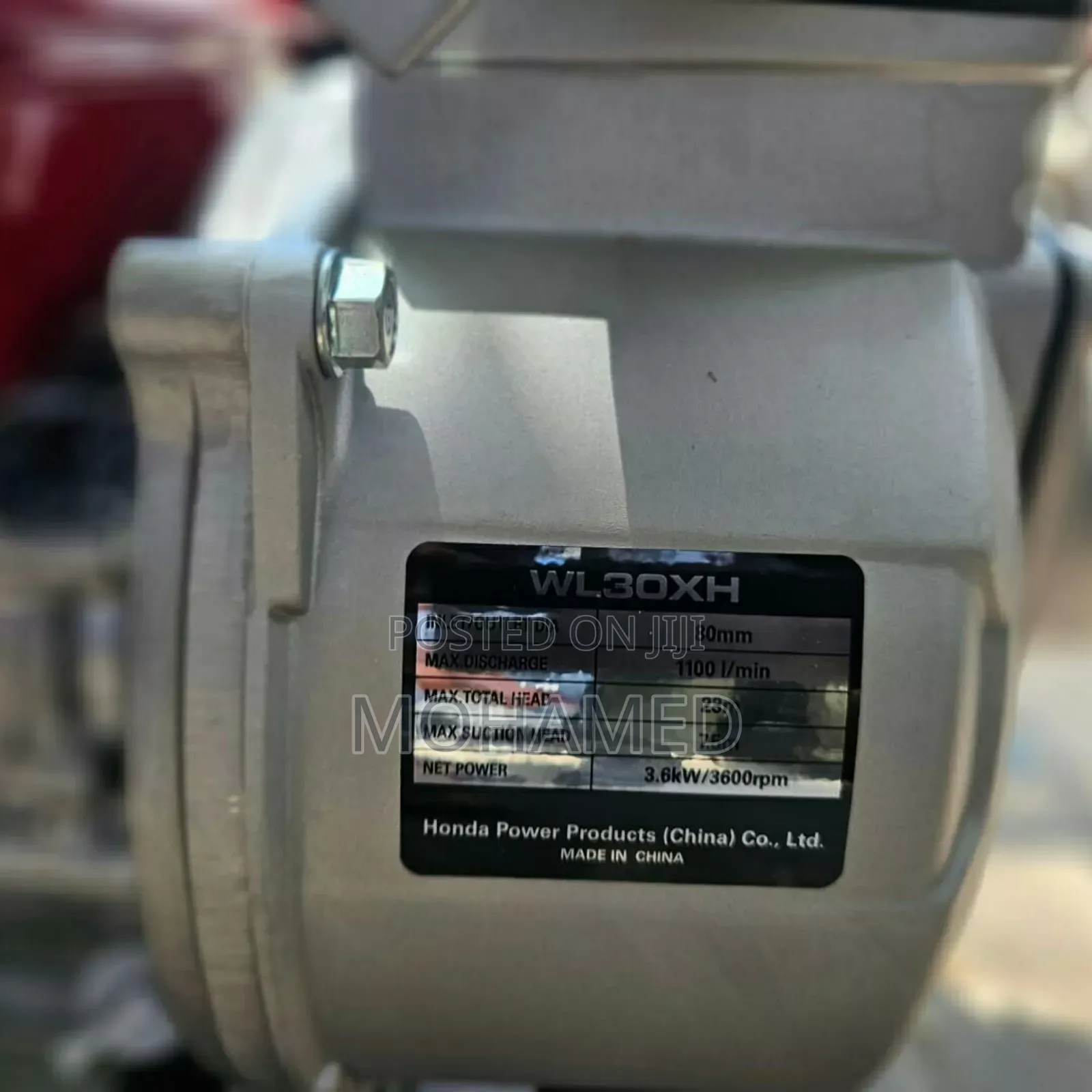 Honda Gasoline Water Pump