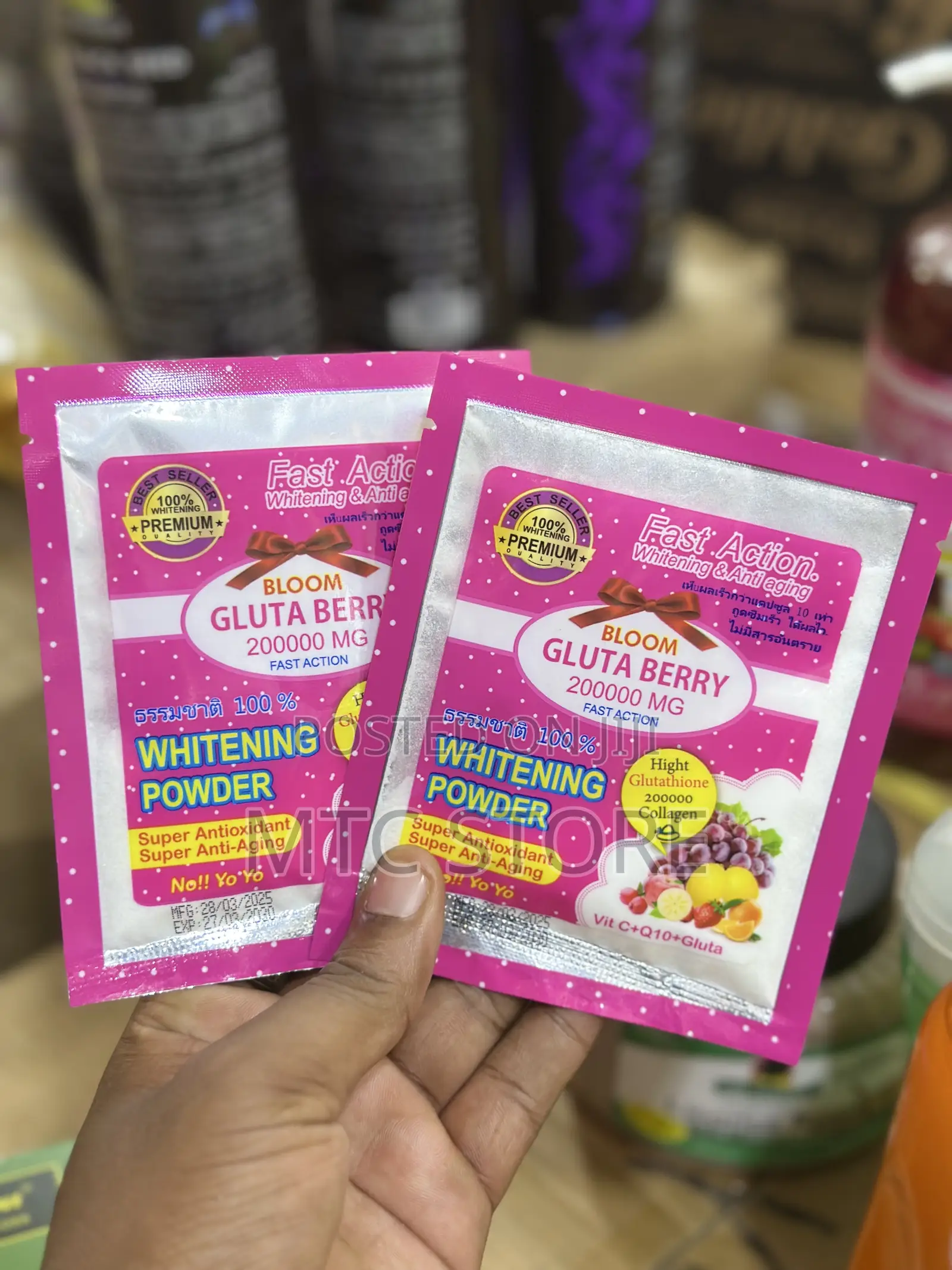 Gluta Berry Whitening Powder