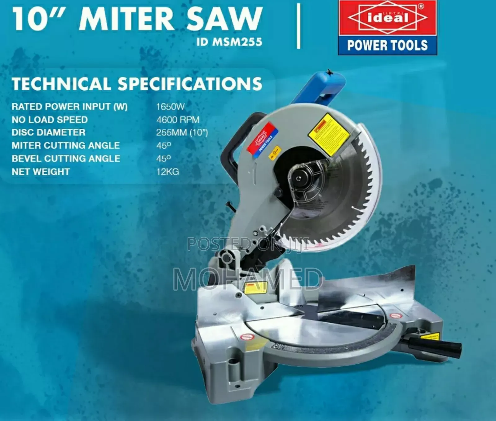 Ideal Power Tools 10' Miter Saw