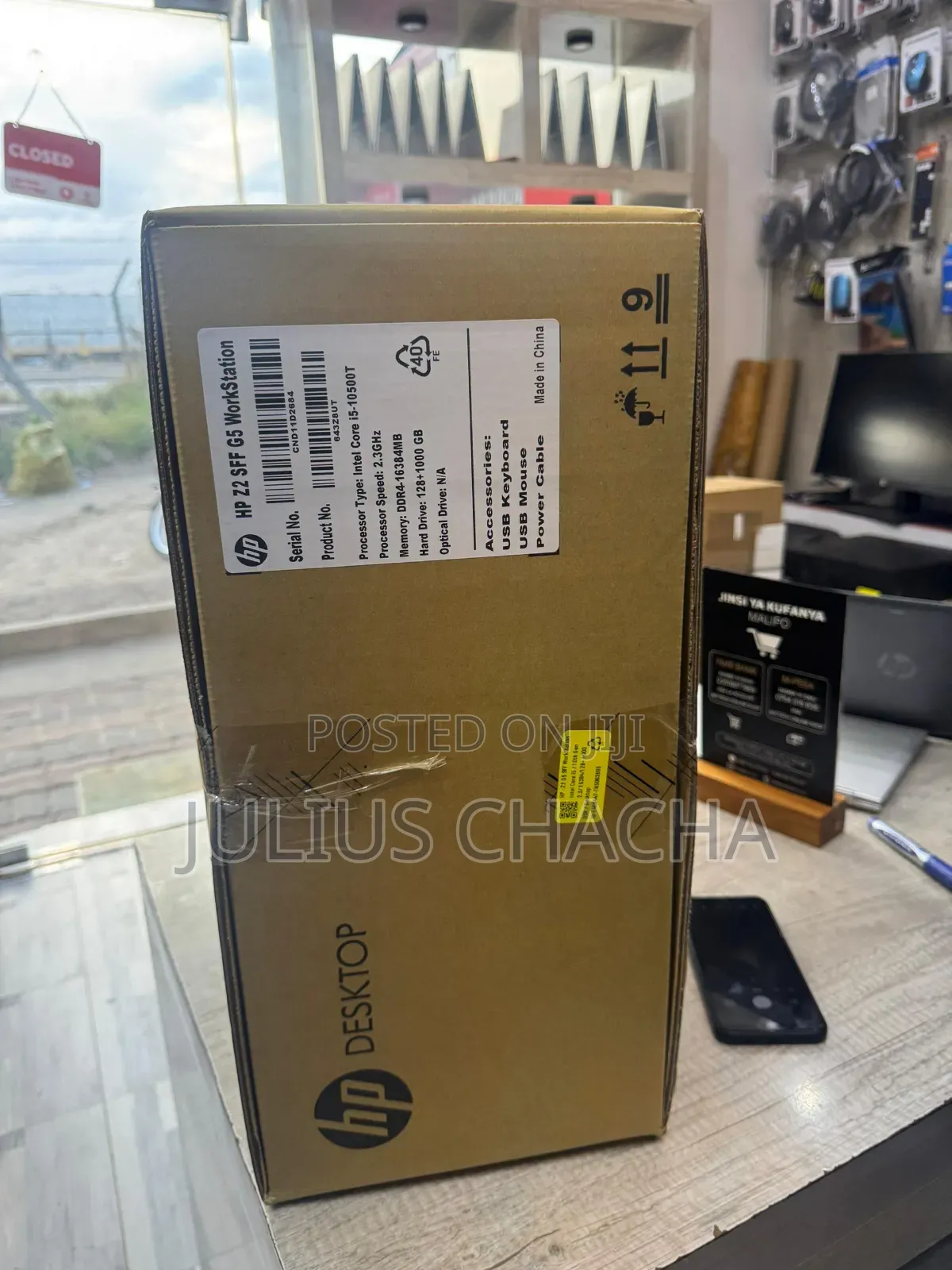 New Desktop Computer HP Z2 G5 SFF 16GB Intel Core I5 HDD+SSD 1T
