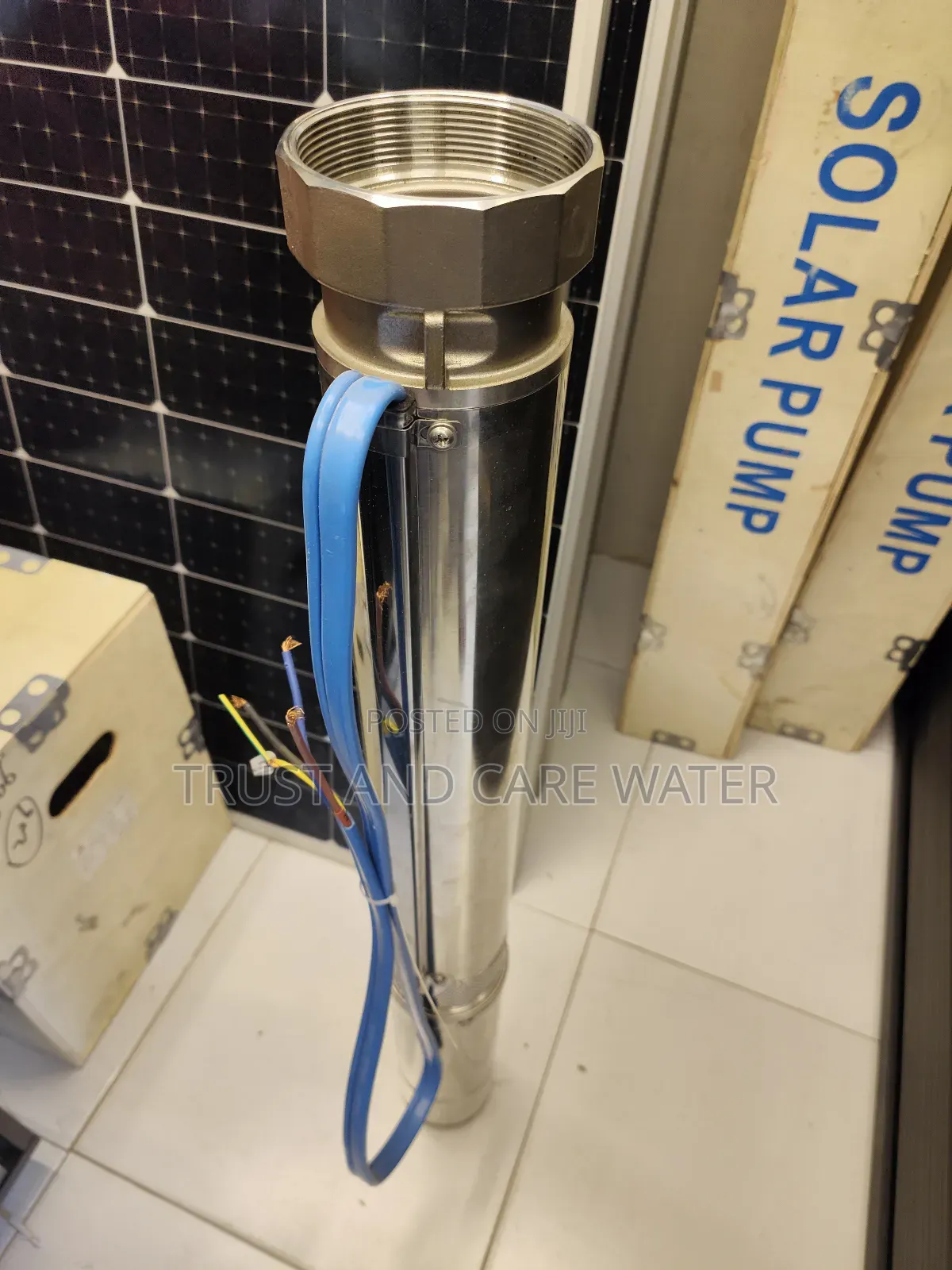 Solar Pump 4hp Dc/Ac Stainless Steel Teel (3inch)