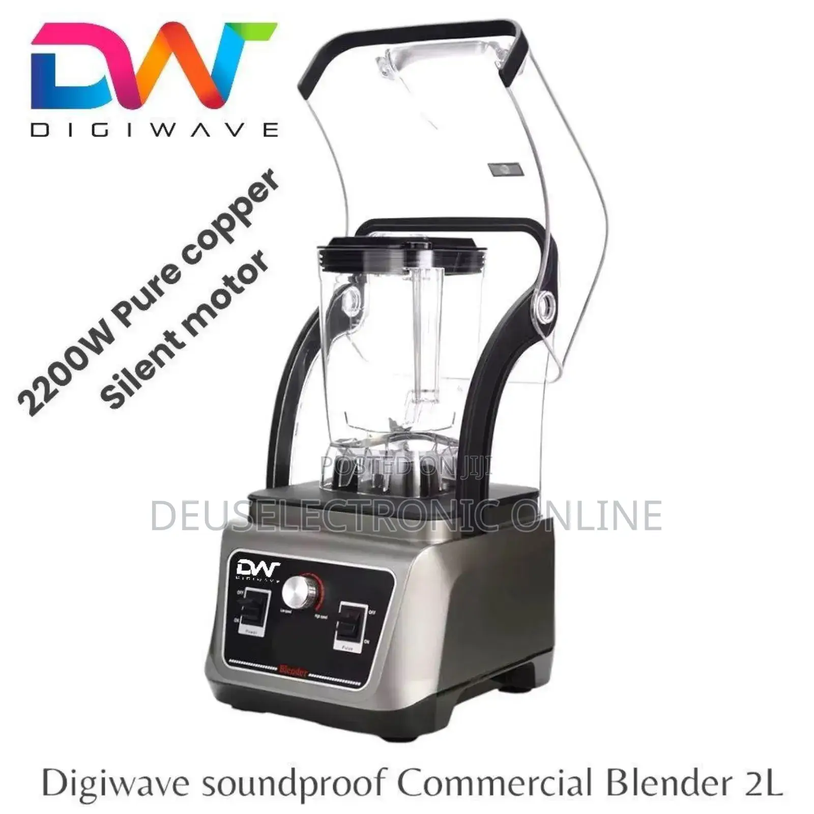 *Digiwave Commercial Blender 2l 2200w