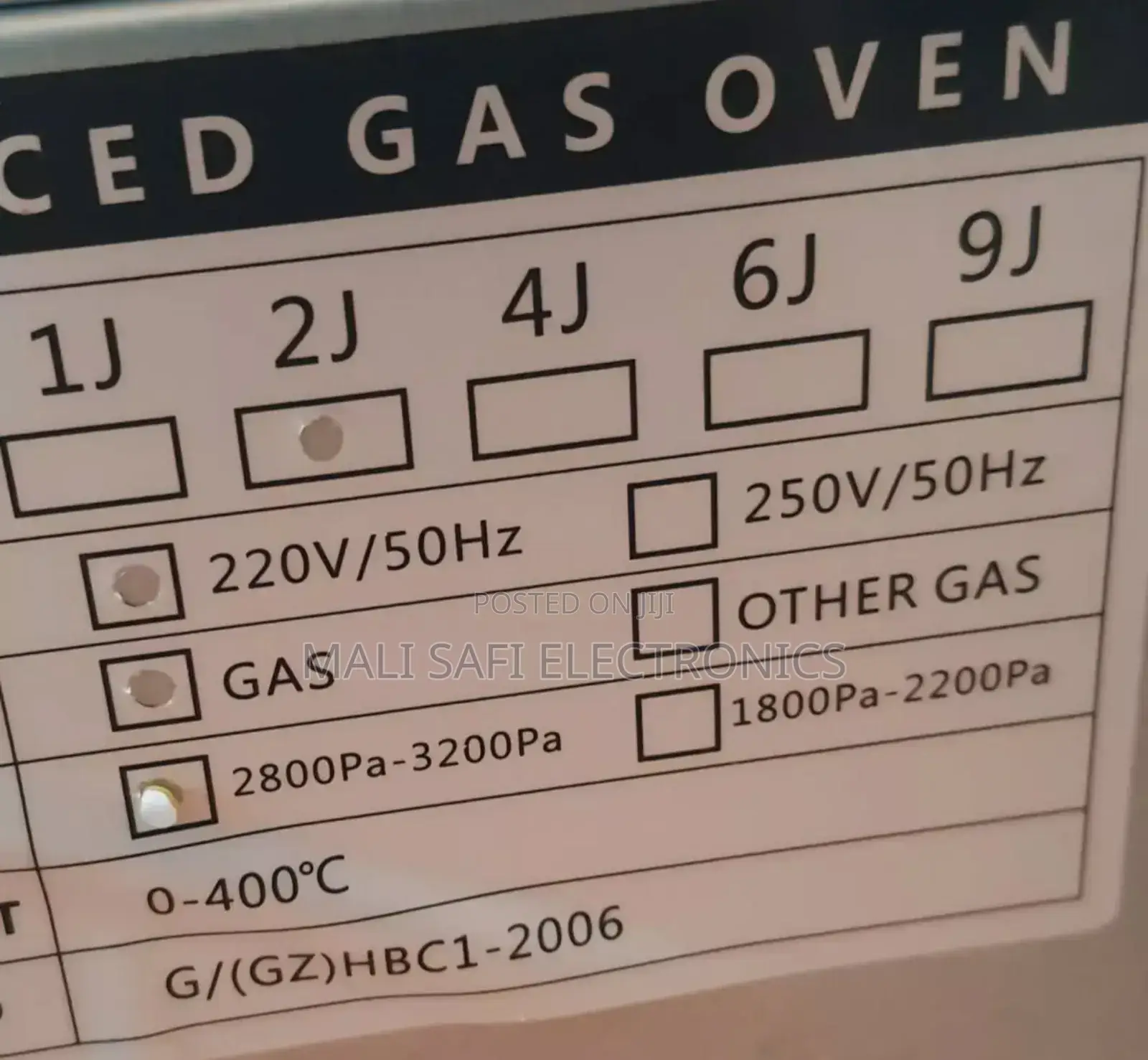 Industrial Gas Oven