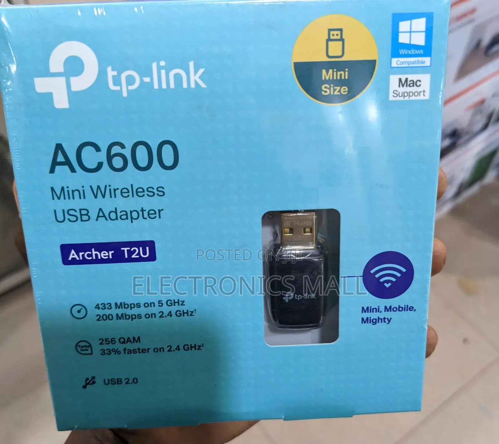 Tp -Link Ac600 Archer T2u Mini Wireless Usb Adapter