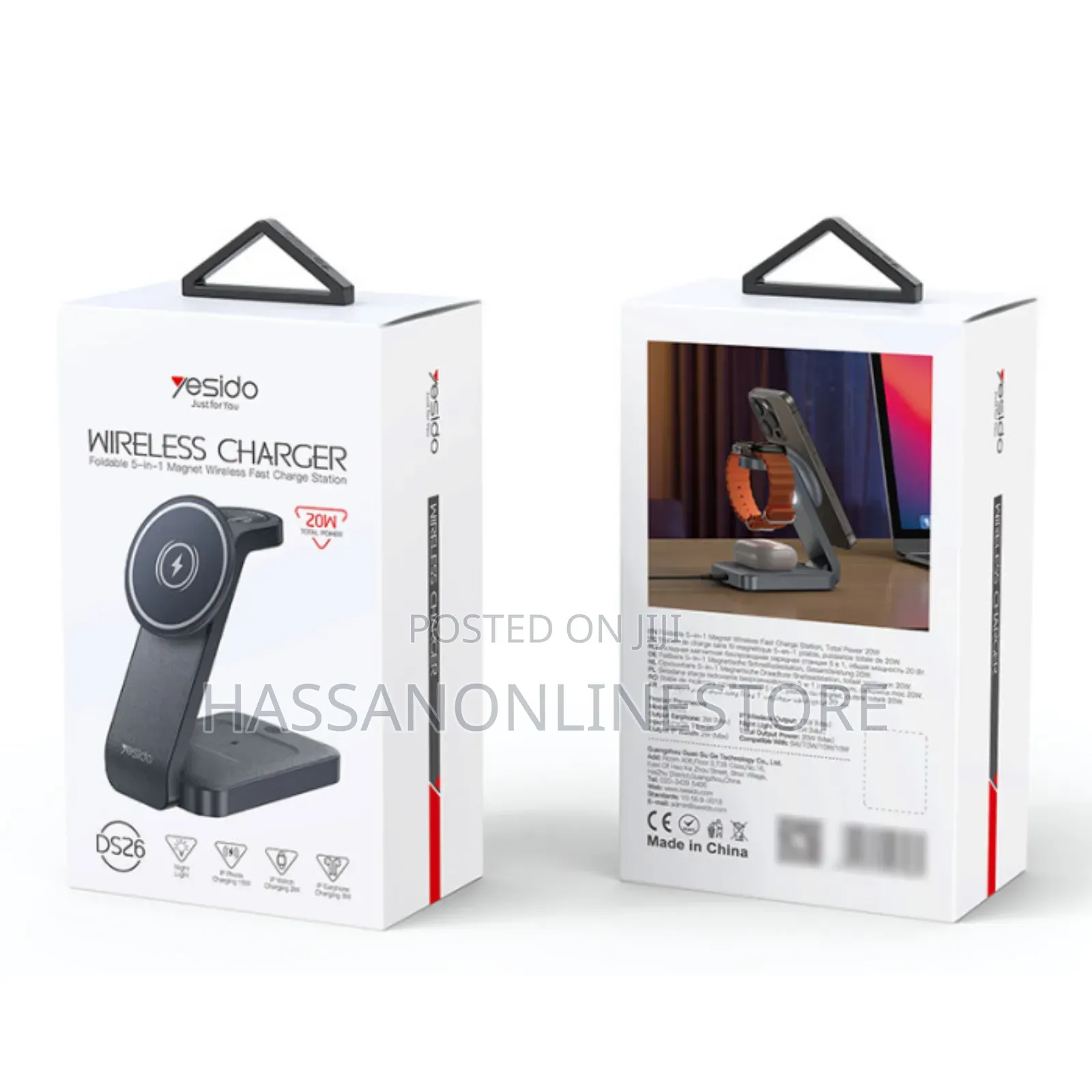 Yesido Ds26 Foldable Charging Stand With Night Light