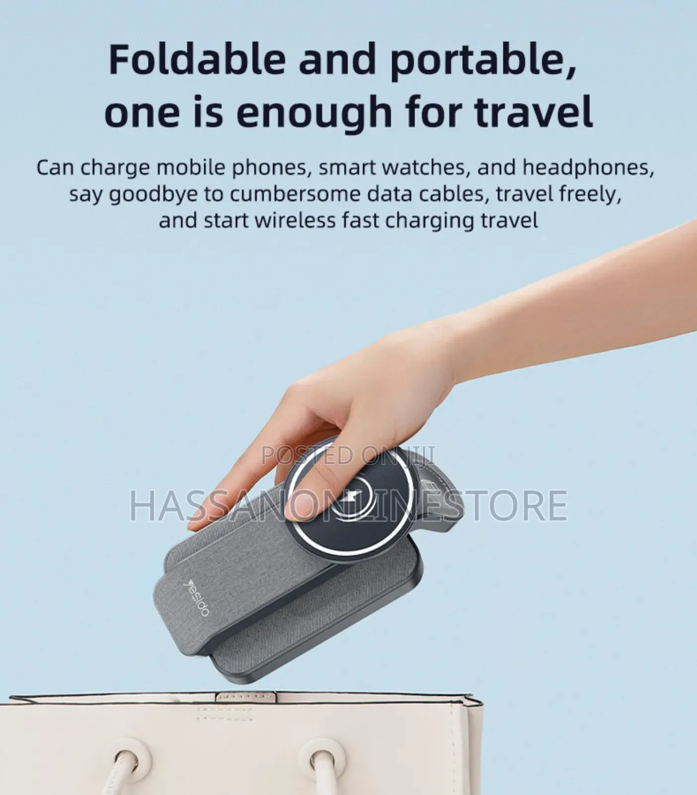 Yesido Ds26 Foldable Charging Stand With Night Light