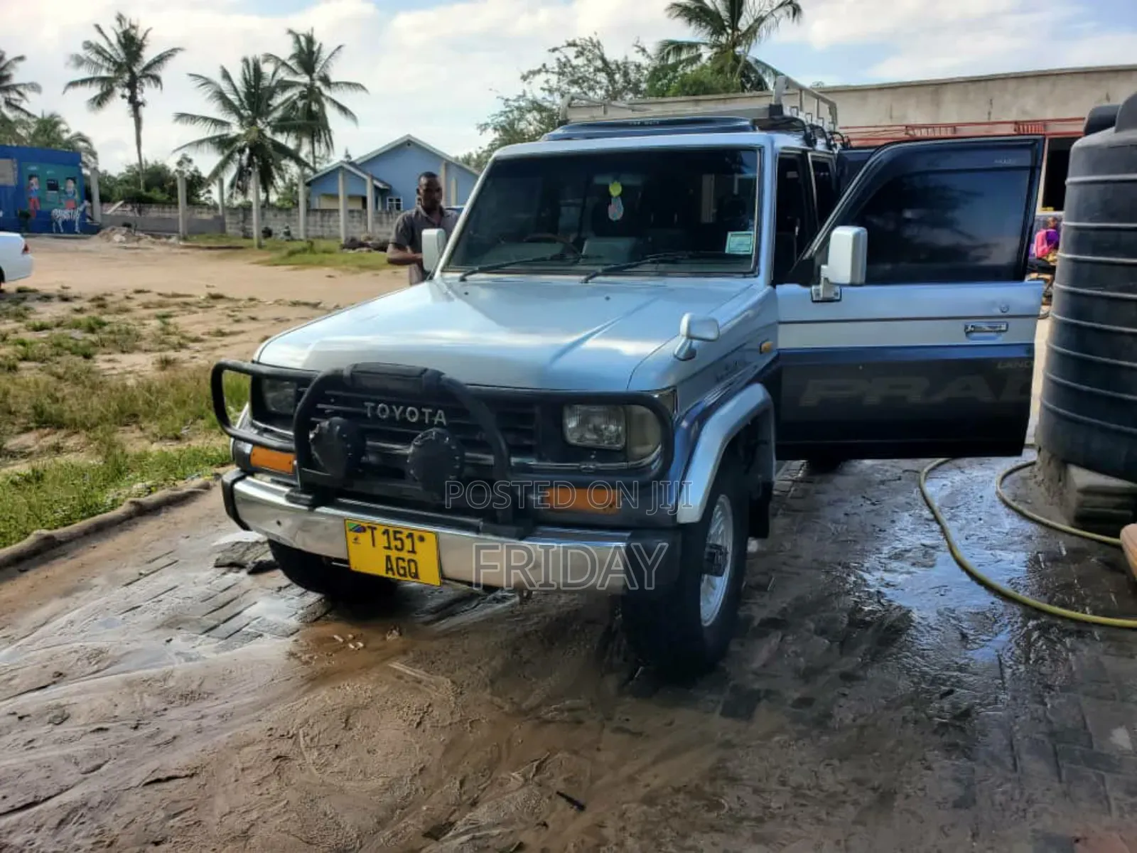 Toyota Land Cruiser Prado 1998 Gray