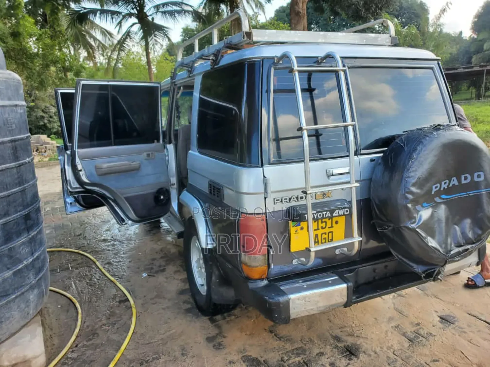 Toyota Land Cruiser Prado 1998 Gray