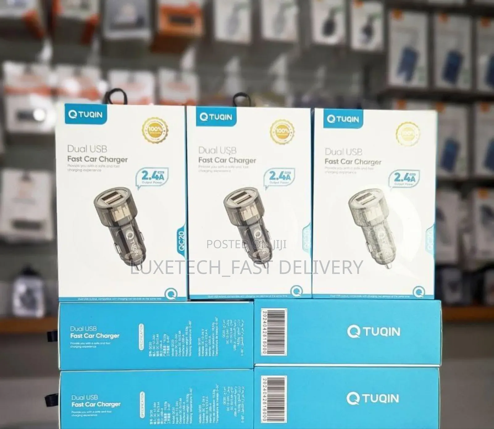 Tuqin Dual Usb Fast Car Chargers