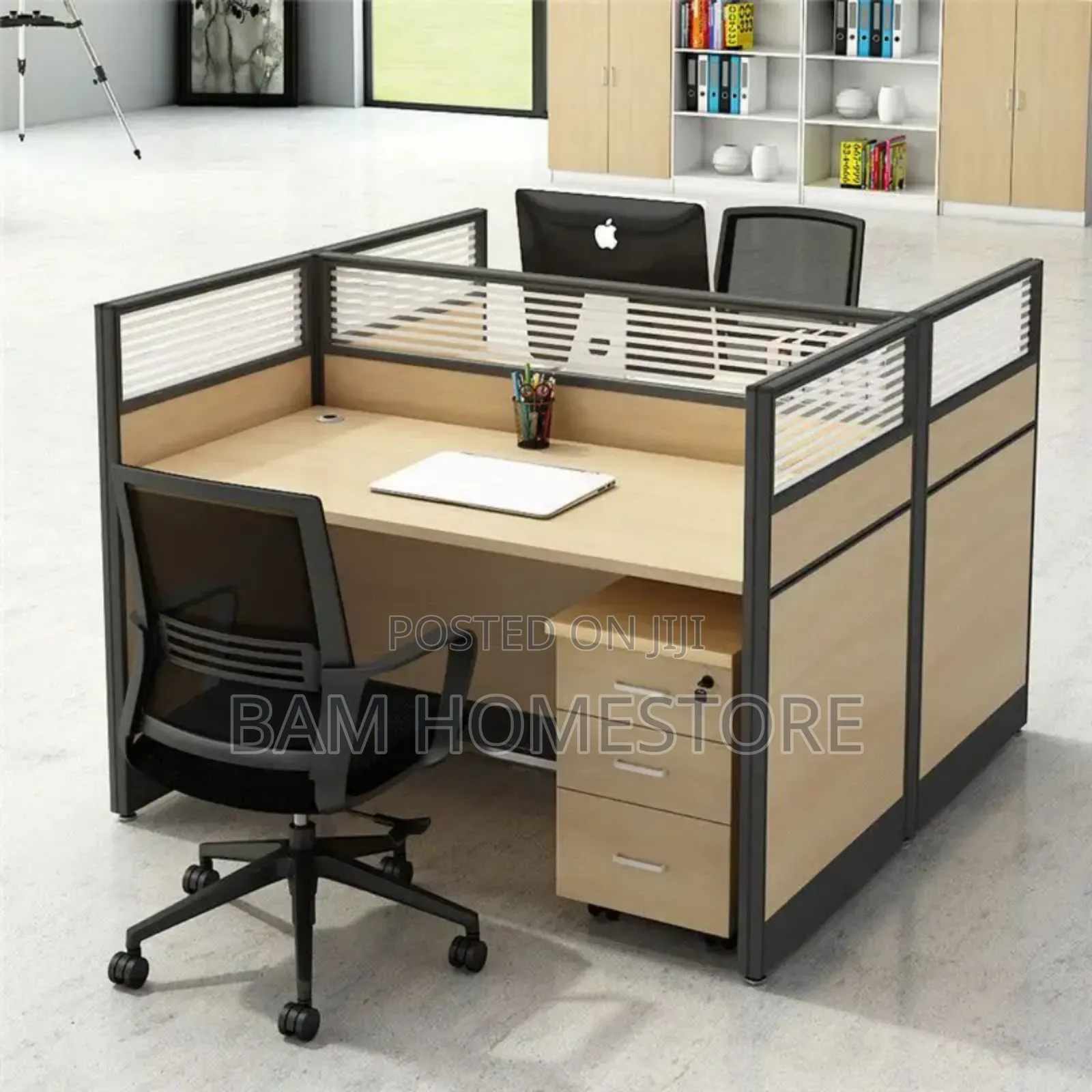 Work Station (Office Worktable) for 2 Staffs