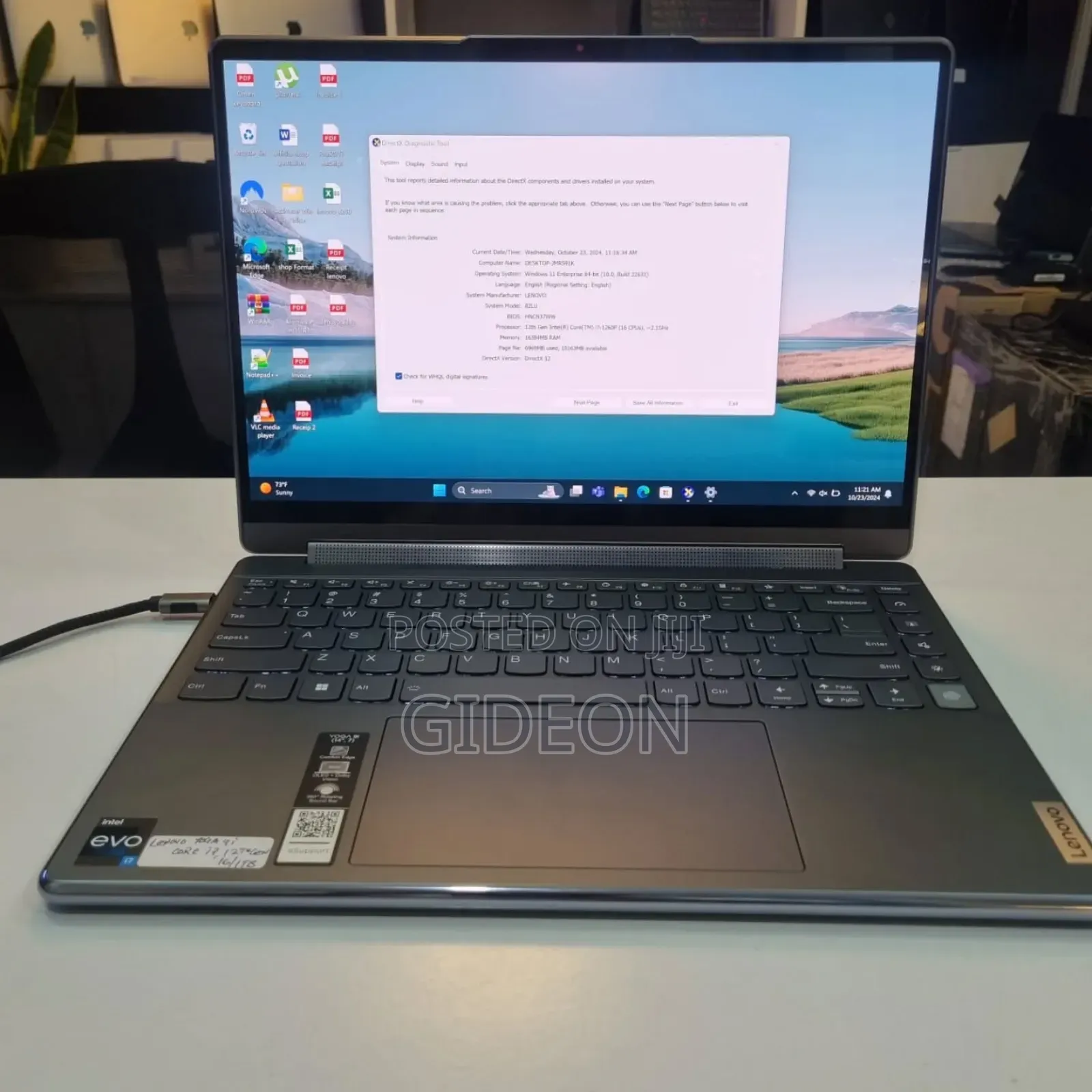 New Laptop Lenovo Yoga 9i 16GB Intel Core I7 SSD 1T