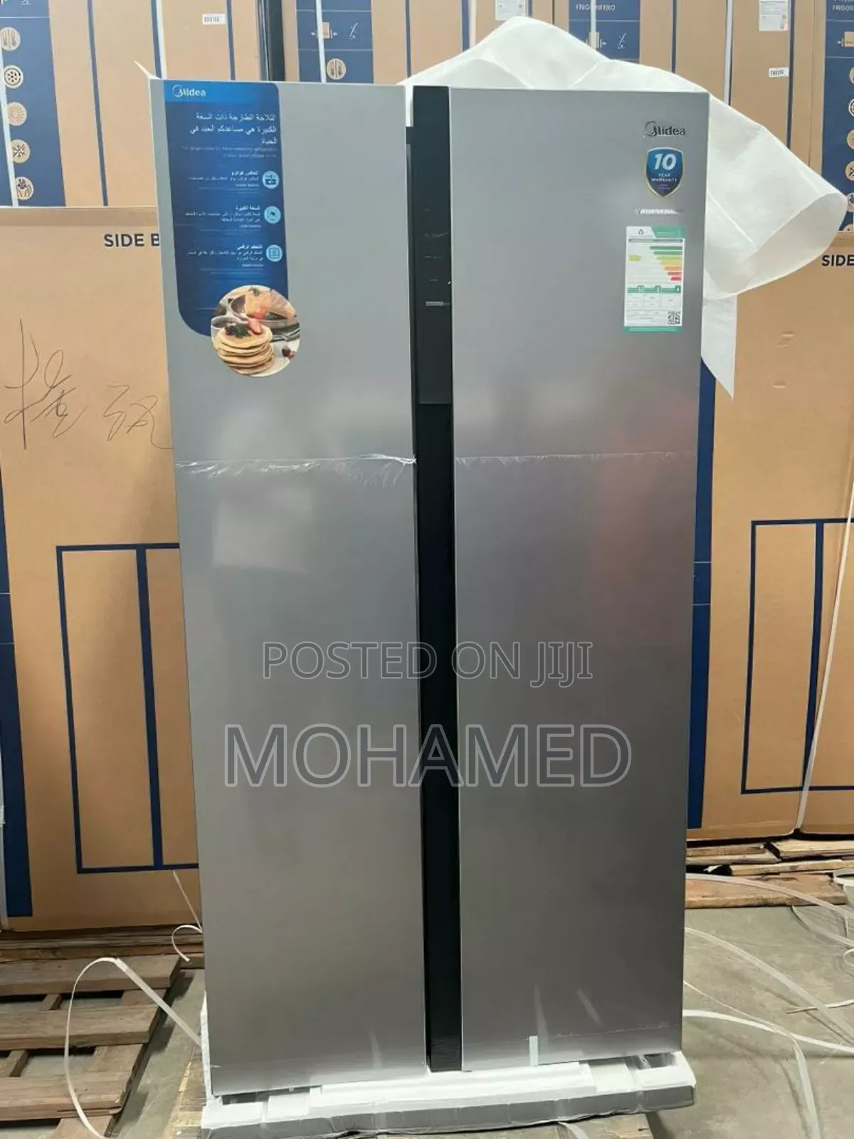 Midea Fridge Side by Side 432l