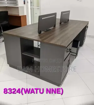 Classic Elegant Office Table for 4 Staffs
