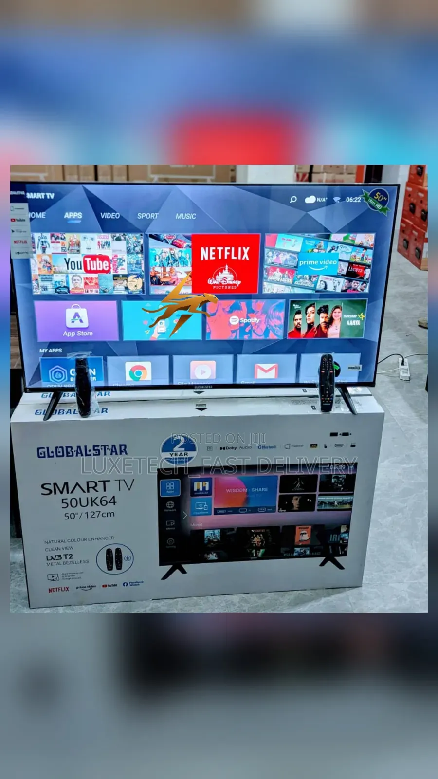 Globalstar Smart Tv 50-Inches