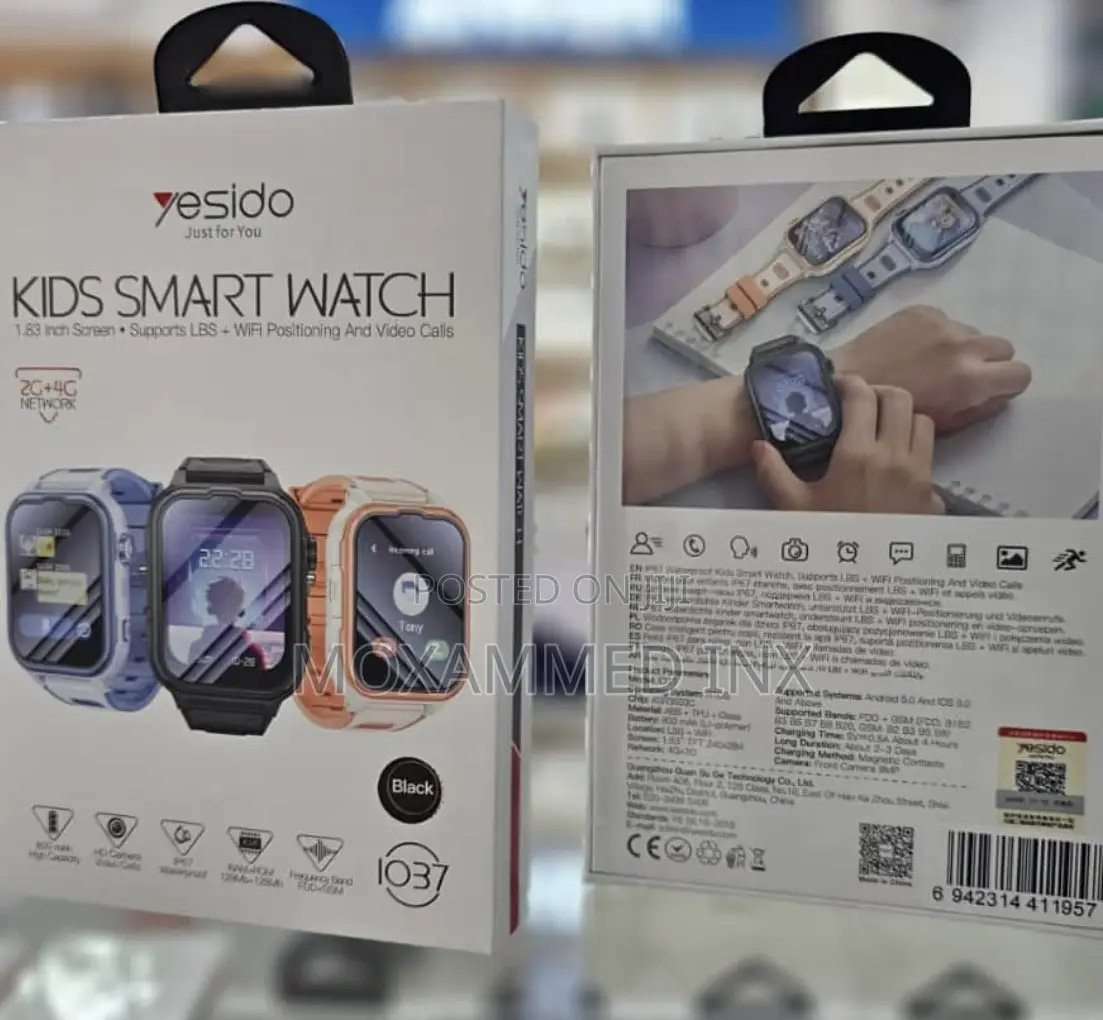 Kids Smart Watch With Camera, and 2g/4g Network Sim Card