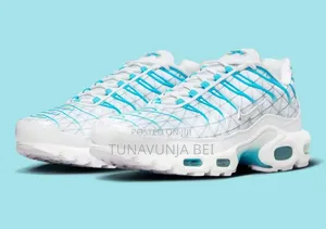 White Blue Nike Airmax Plus