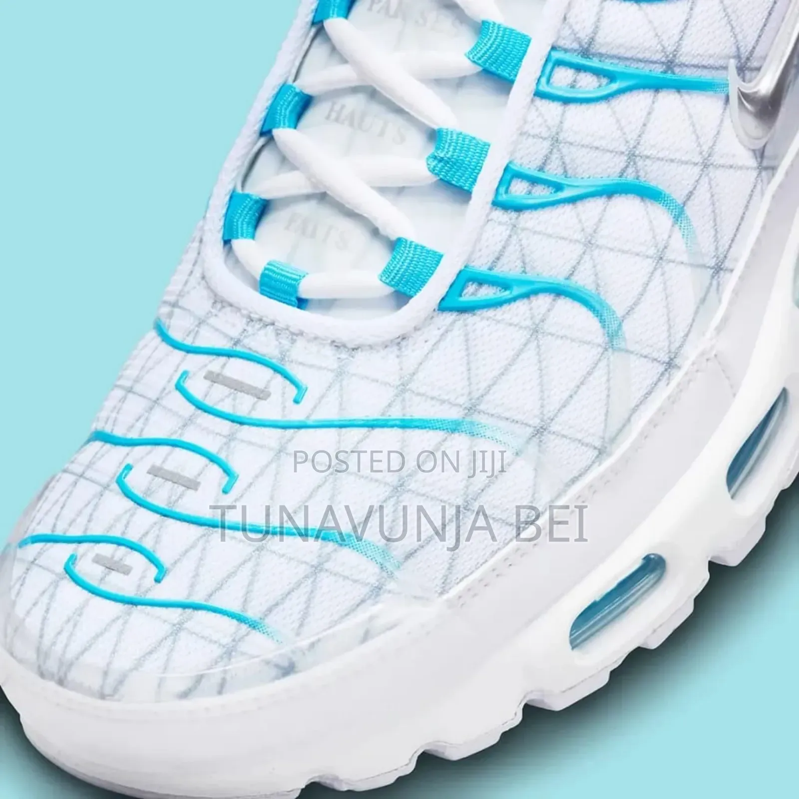 White Blue Nike Airmax Plus