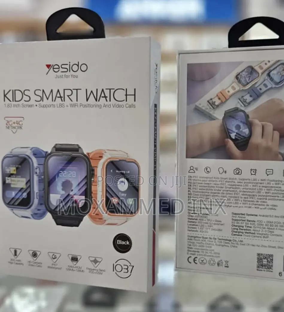 Kids Smart Watch With Camera, and 2g/4g Network Sim Card