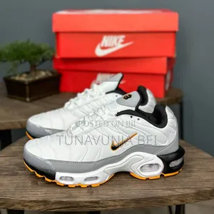 White Yellow Nike Airmax  Plus