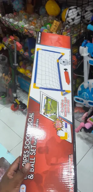Football and Goal Net