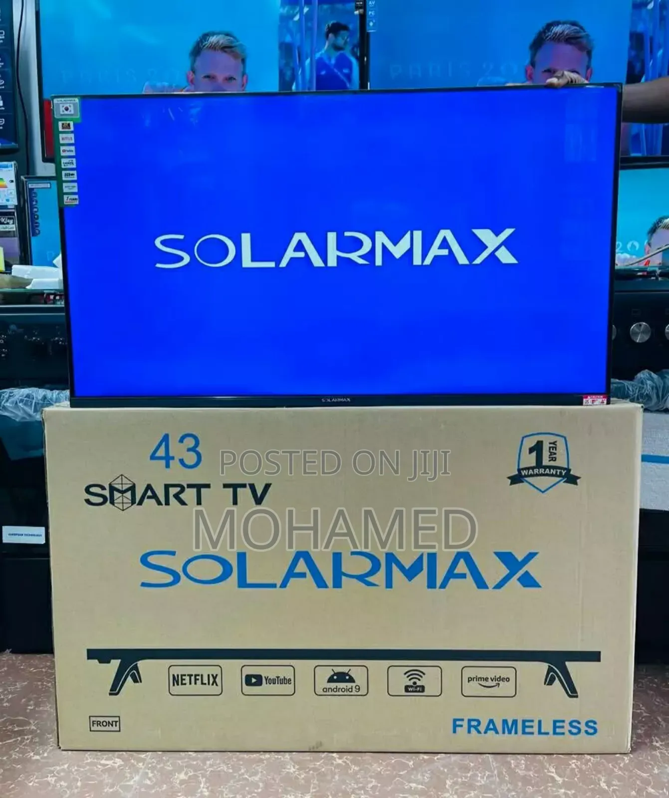 Solarmax Smart Tv Inch 43 Frameless