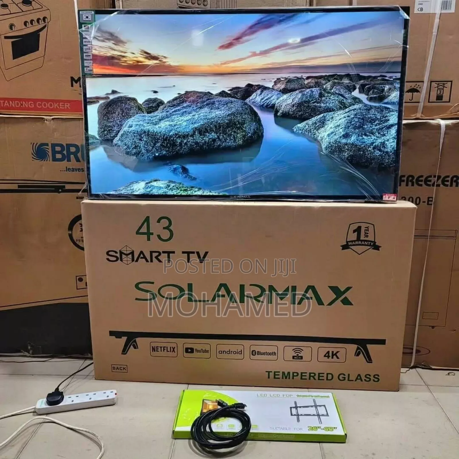Smart Tv Yenye Vioo Viwili Inch 43