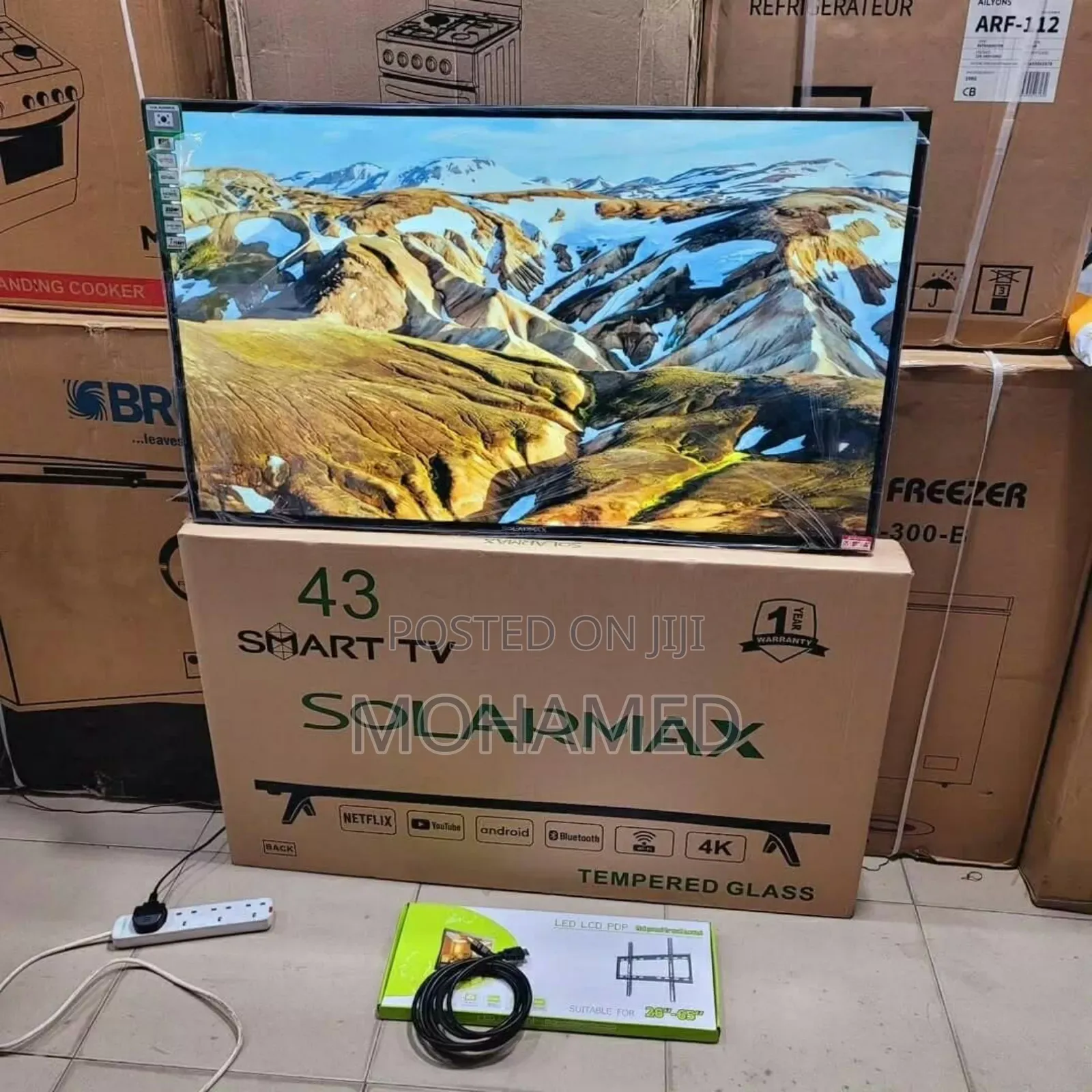 Smart Tv Yenye Vioo Viwili Inch 43