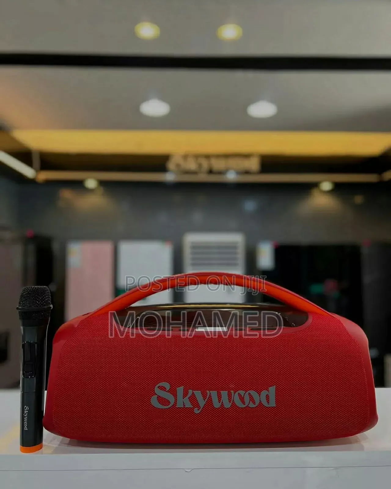 Skywood Boombox Speaker Red Colour