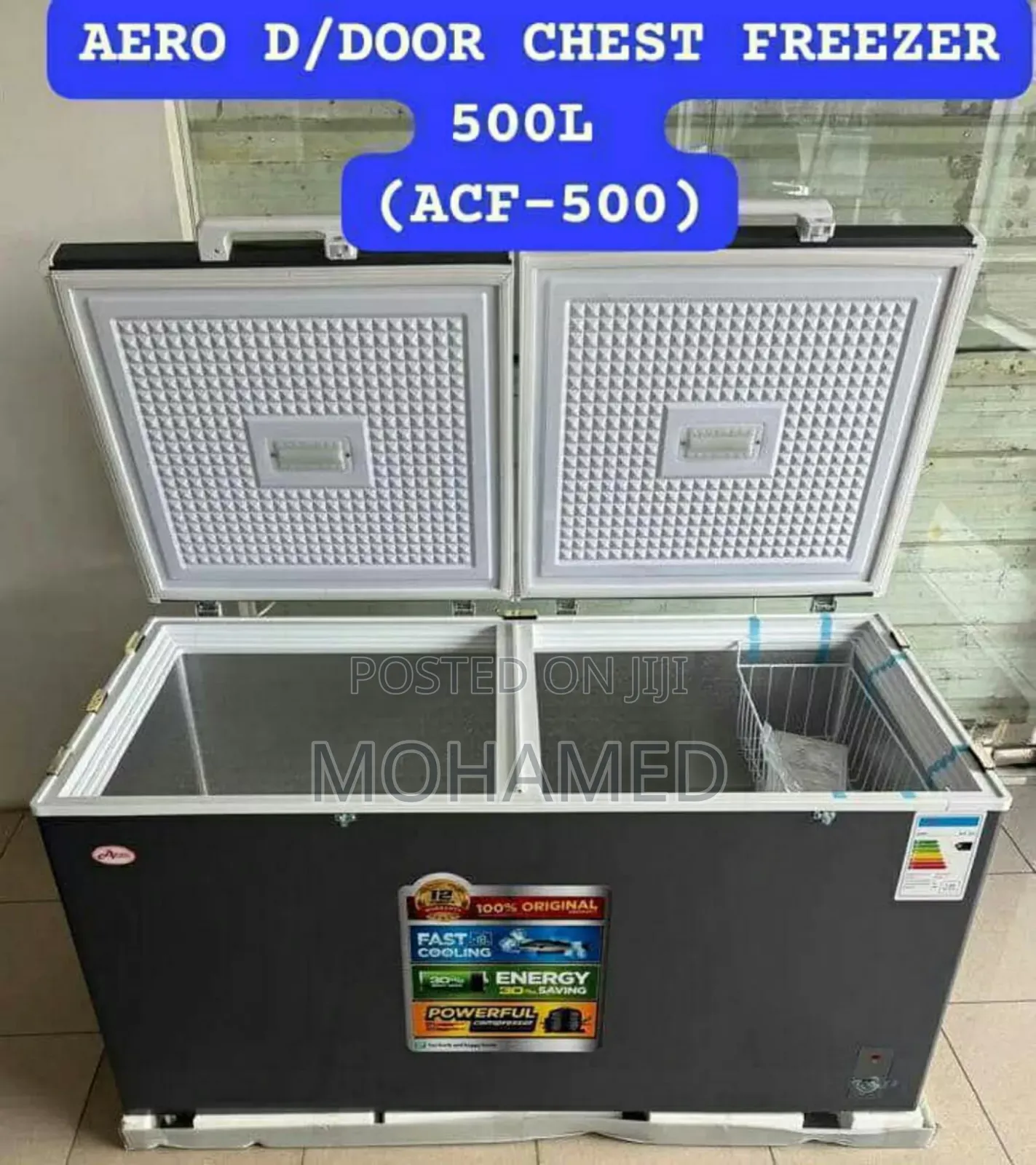 Aero Chest Freezer Lita 500