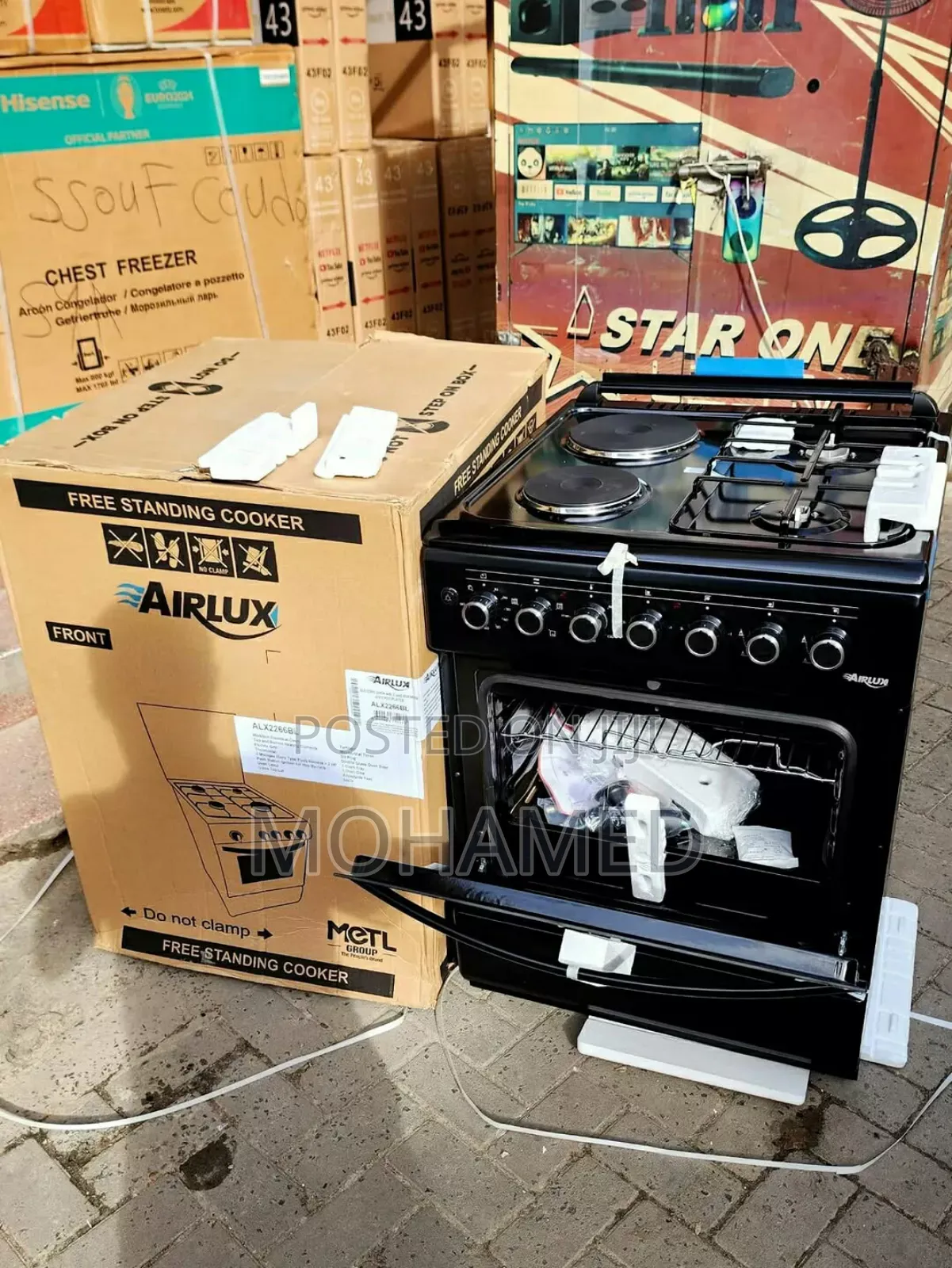 Airlux Jiko La Gesi2 2 Umeme Lenye Oven