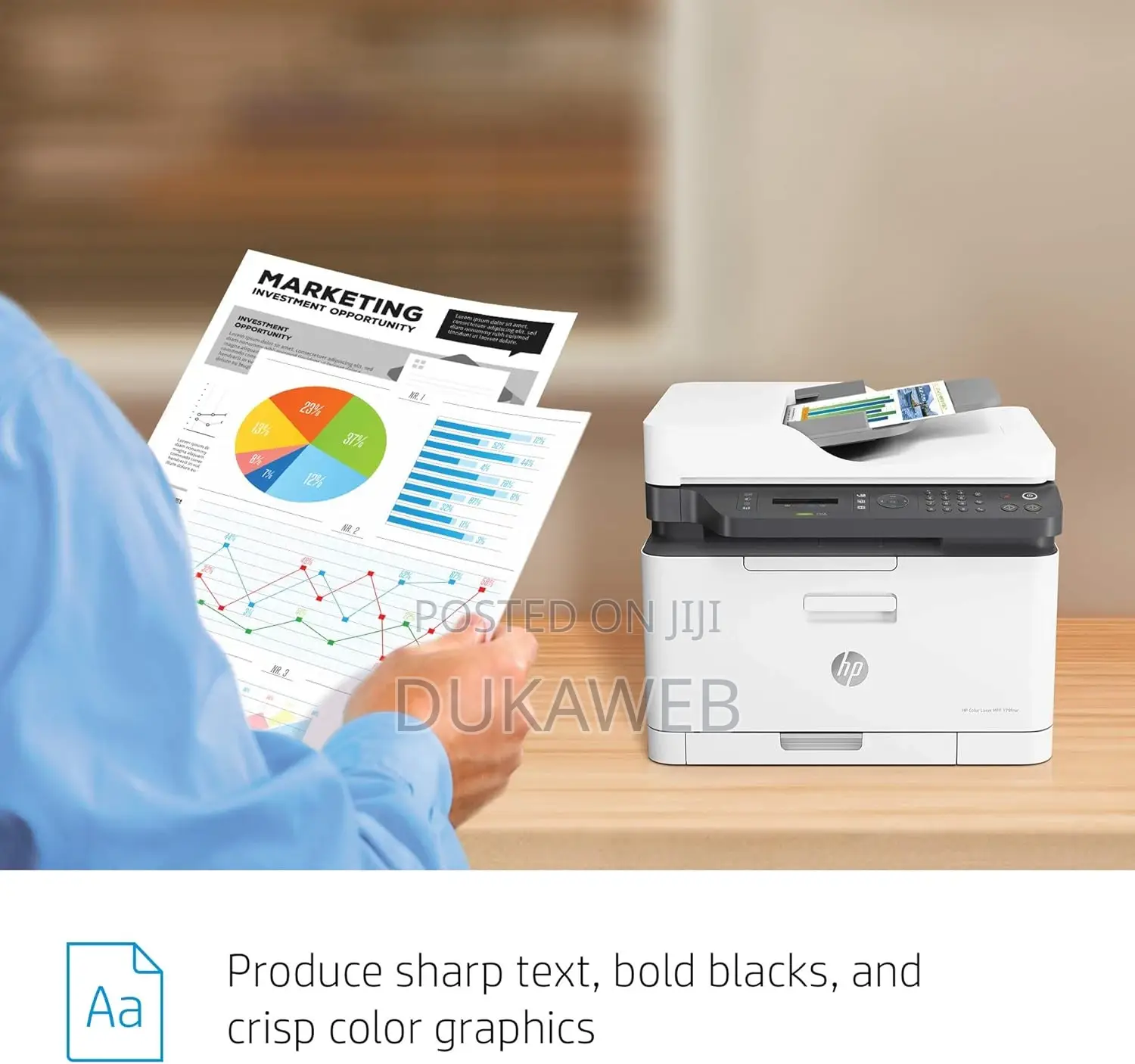 Hp MFP Color Printer 179 FNW