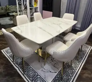 Marble Restaurant and Home Dining Table 6 Seater